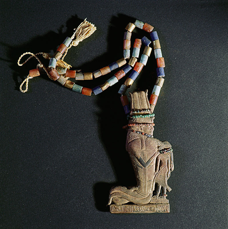 Goddess Werethekau Suckling Tutankhamun