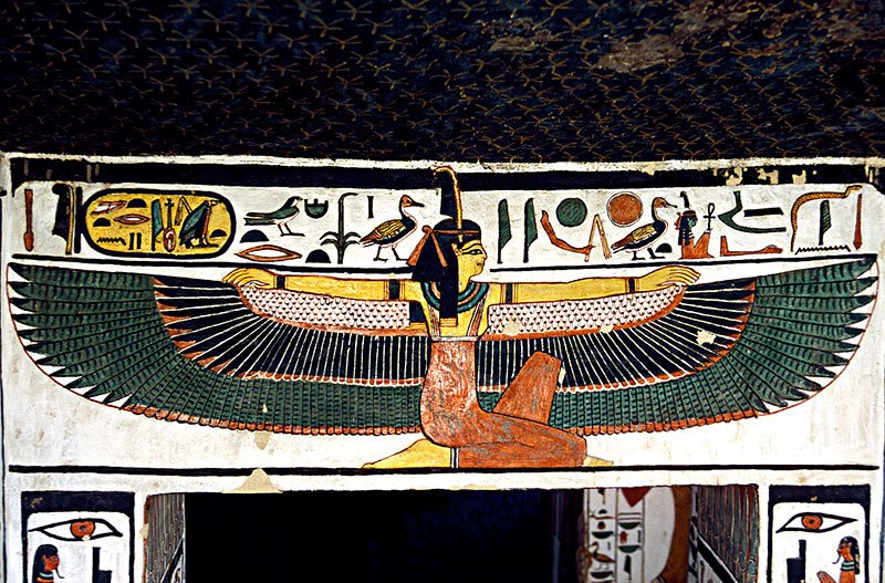 Painting of the Goddess Ma'at